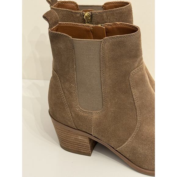 Franco Sarto Sager Suede Pointed Toe Ankle Boots Women's 8.5 - Picture 9 of 12